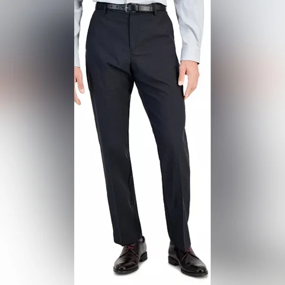 Perry Ellis | Pants | Mens Modernfit Stretch Solid Resolution Pants 36x34 |  Poshmark